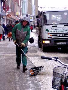 Salzstreuen Salzstreuen