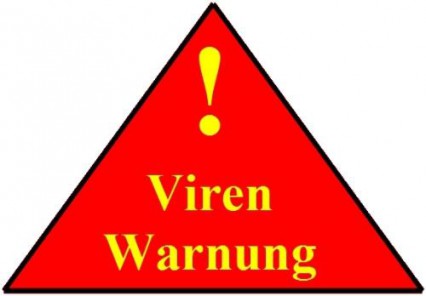 Achtung Viren Warnung