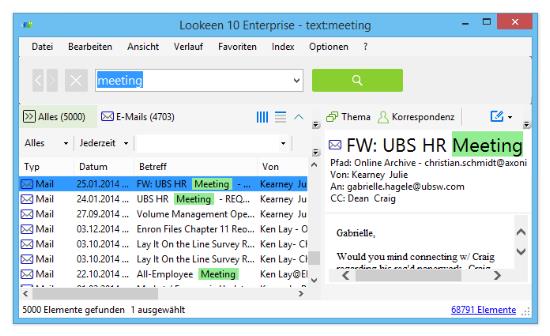 Lookeen Suchergebnisse